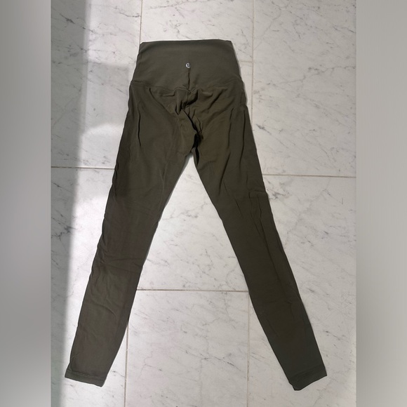 Lulemon aligns leggings size 2 army green - Picture 4 of 10
